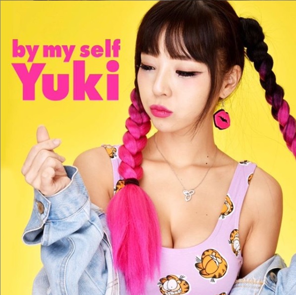 Yukiのソロ曲「be my self」のジャケット写真